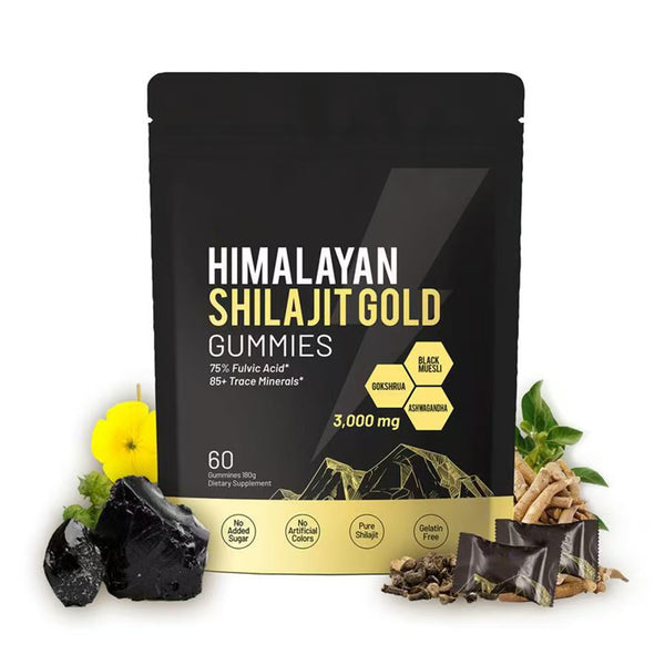 Himalayan* Shilajit Gummies with Ashwagandha & Gokshura