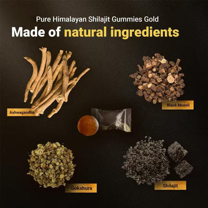 Himalayan* Shilajit Gummies with Ashwagandha & Gokshura