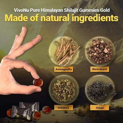 Himalayan* Shilajit Gummies with Ashwagandha & Gokshura